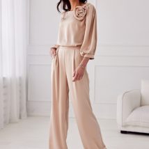 Spodnie Damskie Model Elsa BEZ SPD0034 Beige – Roco Fashion