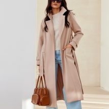 Płaszcz Damski Model Katsy BEZ PLA0041 Beige – Roco Fashion