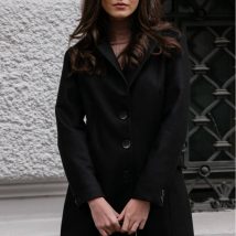 Płaszcz Damski Model CZA PLA0012 Black – Roco Fashion