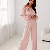 Spodnie Damskie Model Alaya ROZ SPD0032 Pink – Roco Fashion
