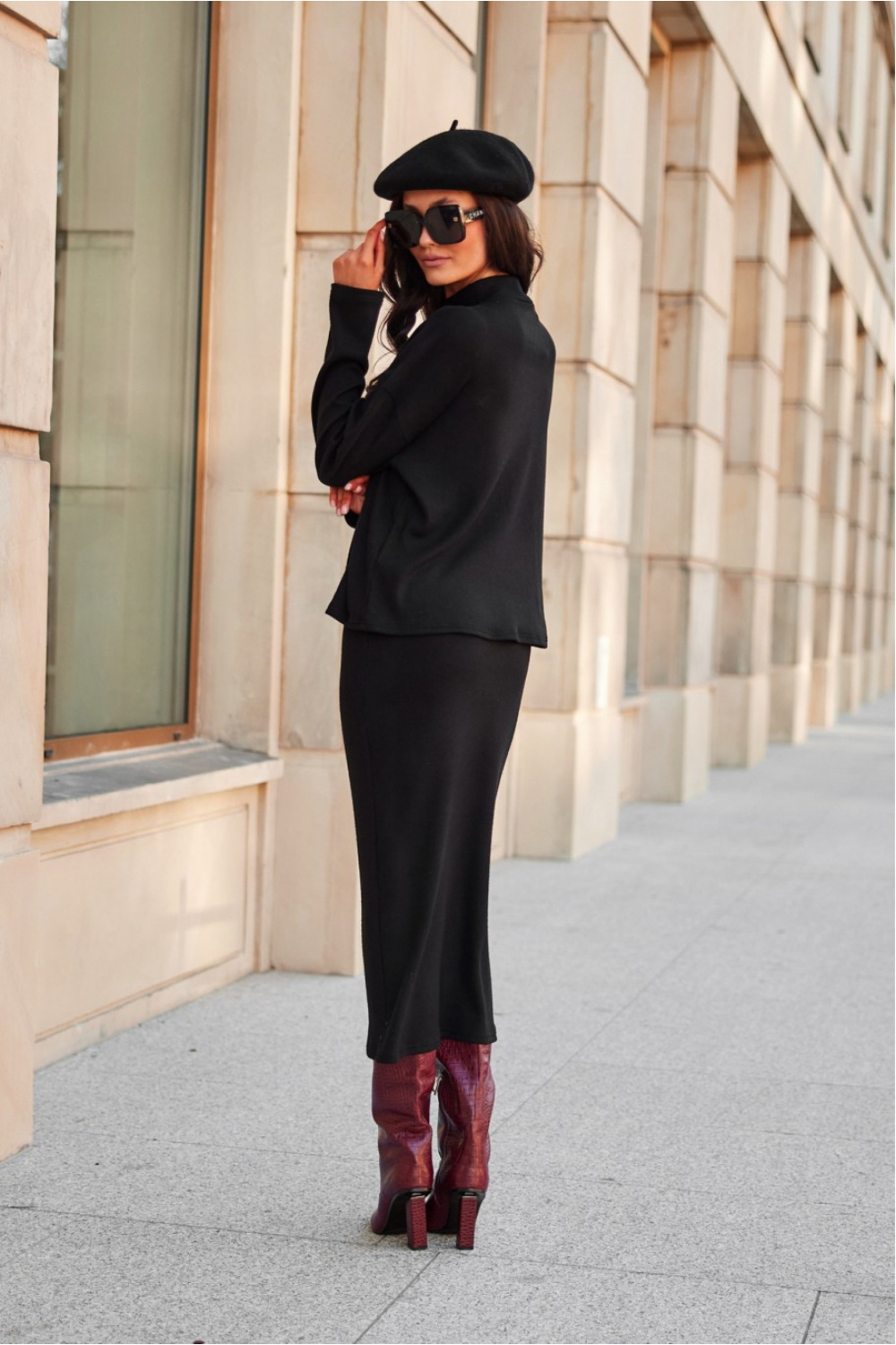 Bluzka Model Lydia CZA BLU0168 Black - Roco Fashion - obrazek 4