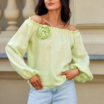 Bluzka Model Marisol LIM BLU0211 Limonka – Roco Fashion