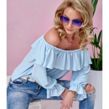 Bluzka Model BLE BLU0116 Błękit – Roco Fashion