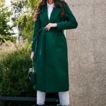 Płaszcz Damski Model Sovan ZIE PLA0035 Green – Roco Fashion