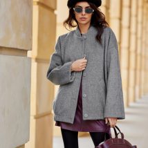 Kurtka Damska Model Clea SZA KUR0028 Grey – Roco Fashion