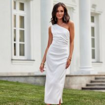 Sukienka Model Celine EKR SUK0411 Ecru – Roco Fashion