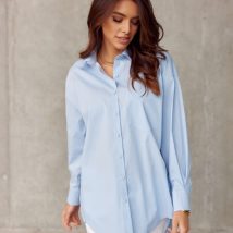 Koszula Damska Model NIE BLU0155 Blue – Roco Fashion