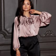 Bluzka Model Ann CAP BLU0196 Cappuccino – Roco Fashion