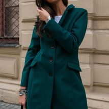Płaszcz Damski Model ZIE PLA0012 Green – Roco Fashion