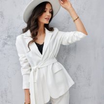 Marynarka Model EKR ZAK0004 Ecru – Roco Fashion