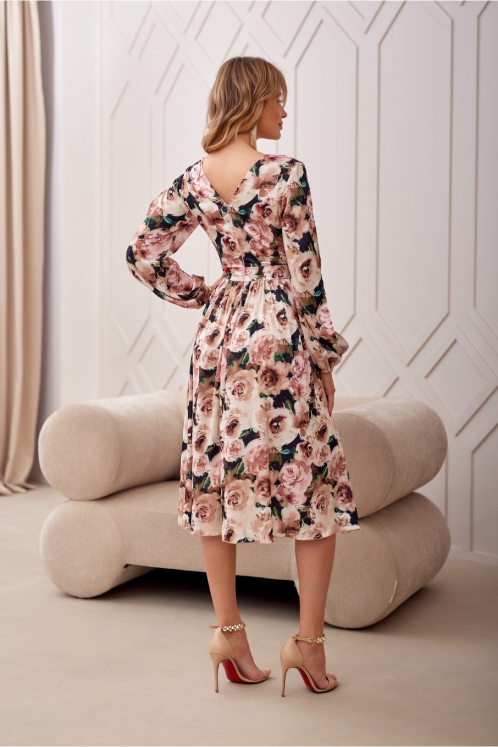 Sukienka Model Grace SUK0465 Y13 Multicolor - Roco Fashion - obrazek 4