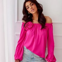 Bluzka Model Rosie AMA BLU0180 Amarant – Roco Fashion