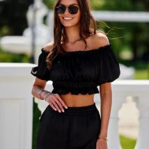 Bluzka Model Marbella CZA BLU0181 Black – Roco Fashion