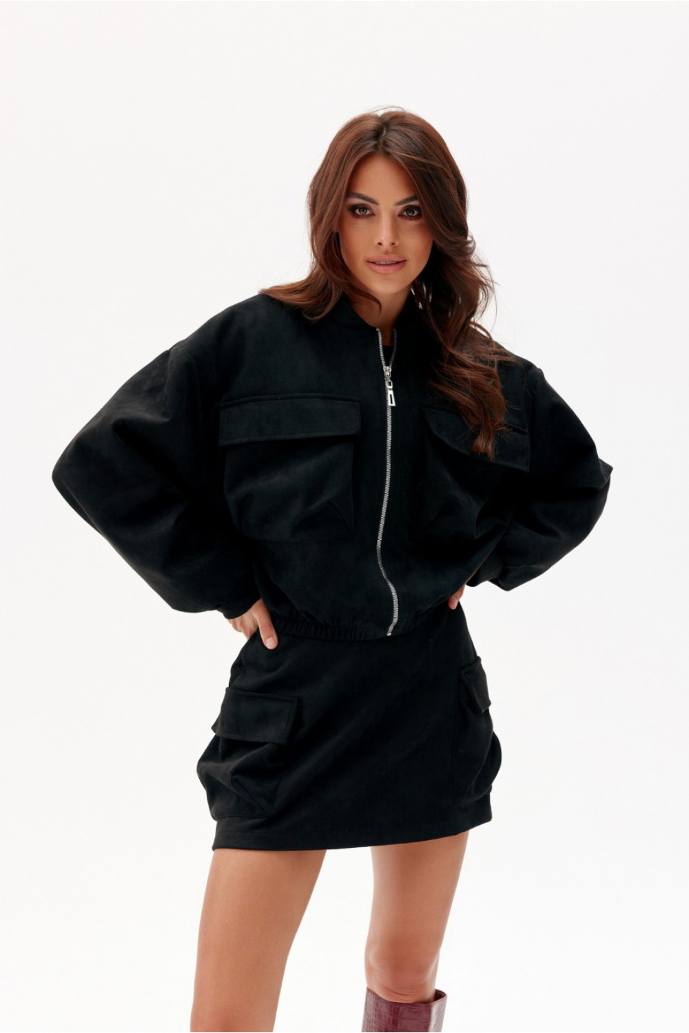 Kurtka Damska Model Erice CZA KUR0025 Black - Roco Fashion - obrazek 4