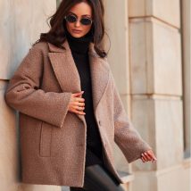 Kurtka Damska Model Camila CAP KUR0029 Cappuccino – Roco Fashion