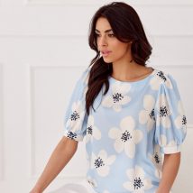 Bluzka Model Jenna BLU0179 Y23 Blue – Roco Fashion