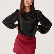 Bluzka Model Evelyn CZA BLU0194 Black – Roco Fashion