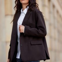 Marynarka Model Nadine BRA ZAK0020 Brown – Roco Fashion