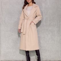 Płaszcz Damski Model Vivienne BEZ PLA0039 Beige – Roco Fashion