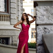 Sukienka Model AMA 0354 Amarant – Roco Fashion