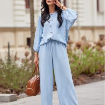 Spodnie Damskie Model Emmy SPD0041 J08 Blue – Roco Fashion