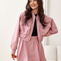 Kurtka Damska Model Paula ROZ KUR0030 Pink – Roco Fashion