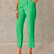 Spodnie Damskie Model ZIE 0015 7/8 Green – Roco Fashion