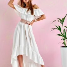 Sukienka Model EKR SUK0334 Ecru – Roco Fashion