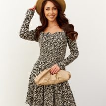 Sukienka Model CXP1169 Black/Ecru – By o la la