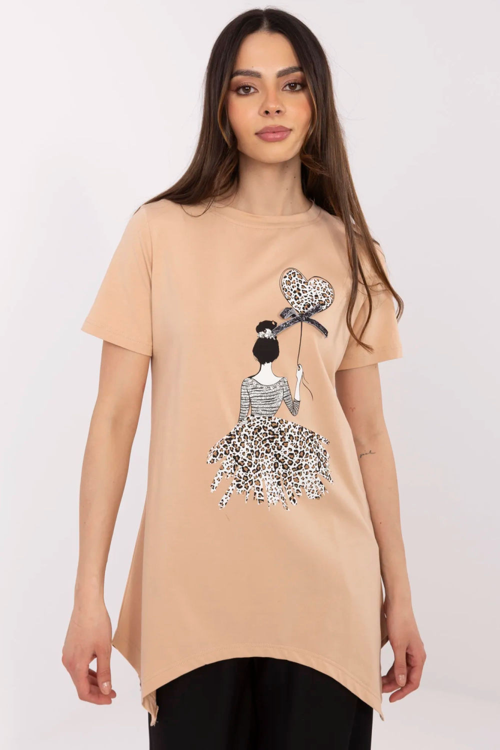 Bluzka Model CLM-BZ-1702.89 Camel - Factory Price