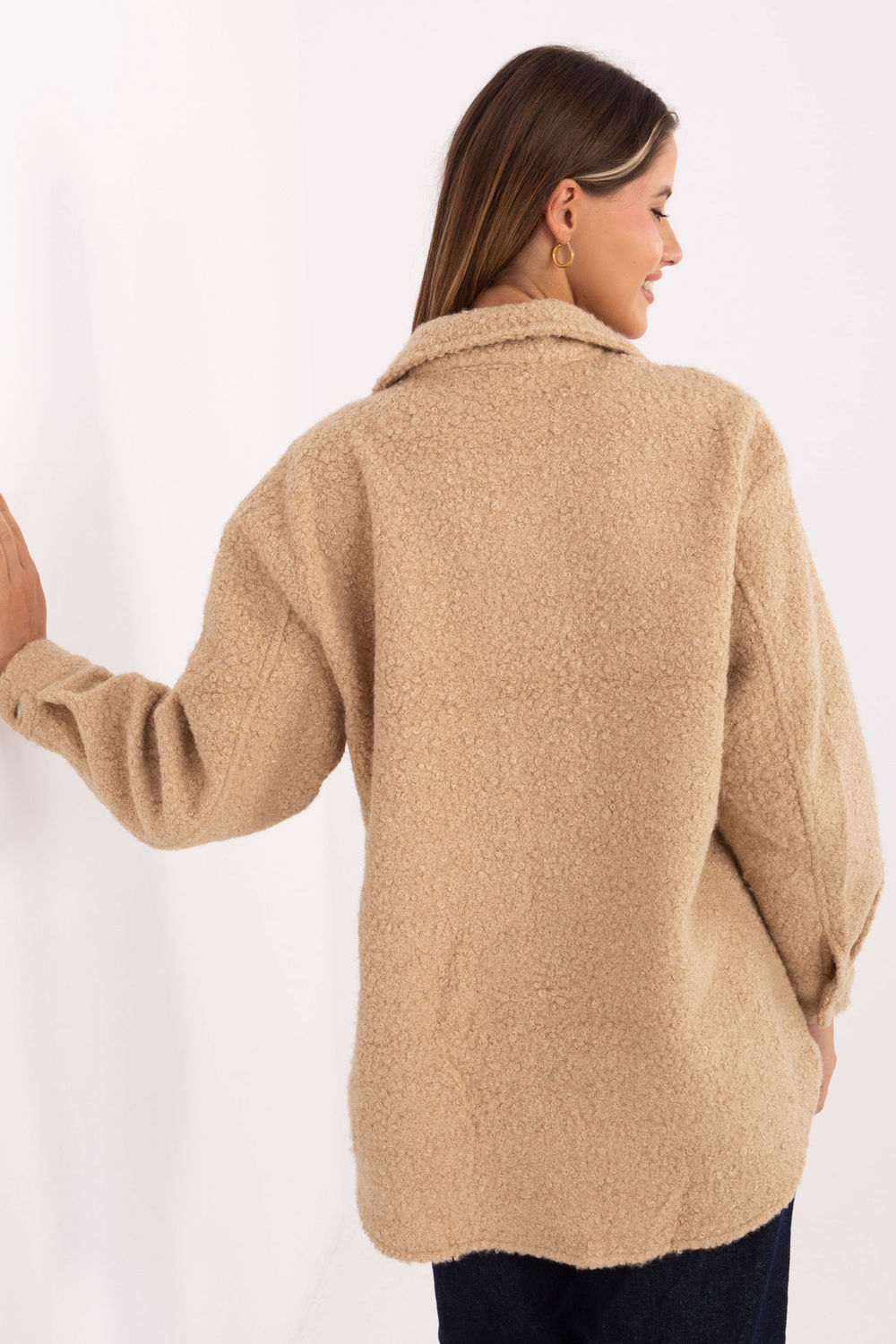 Koszula Damska Model IT-KR-1709.85 Beige - Factory Price - obrazek 4