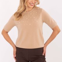 Sweter Damski Model PM-SW-PM-5059.15 Camel – Factory Price