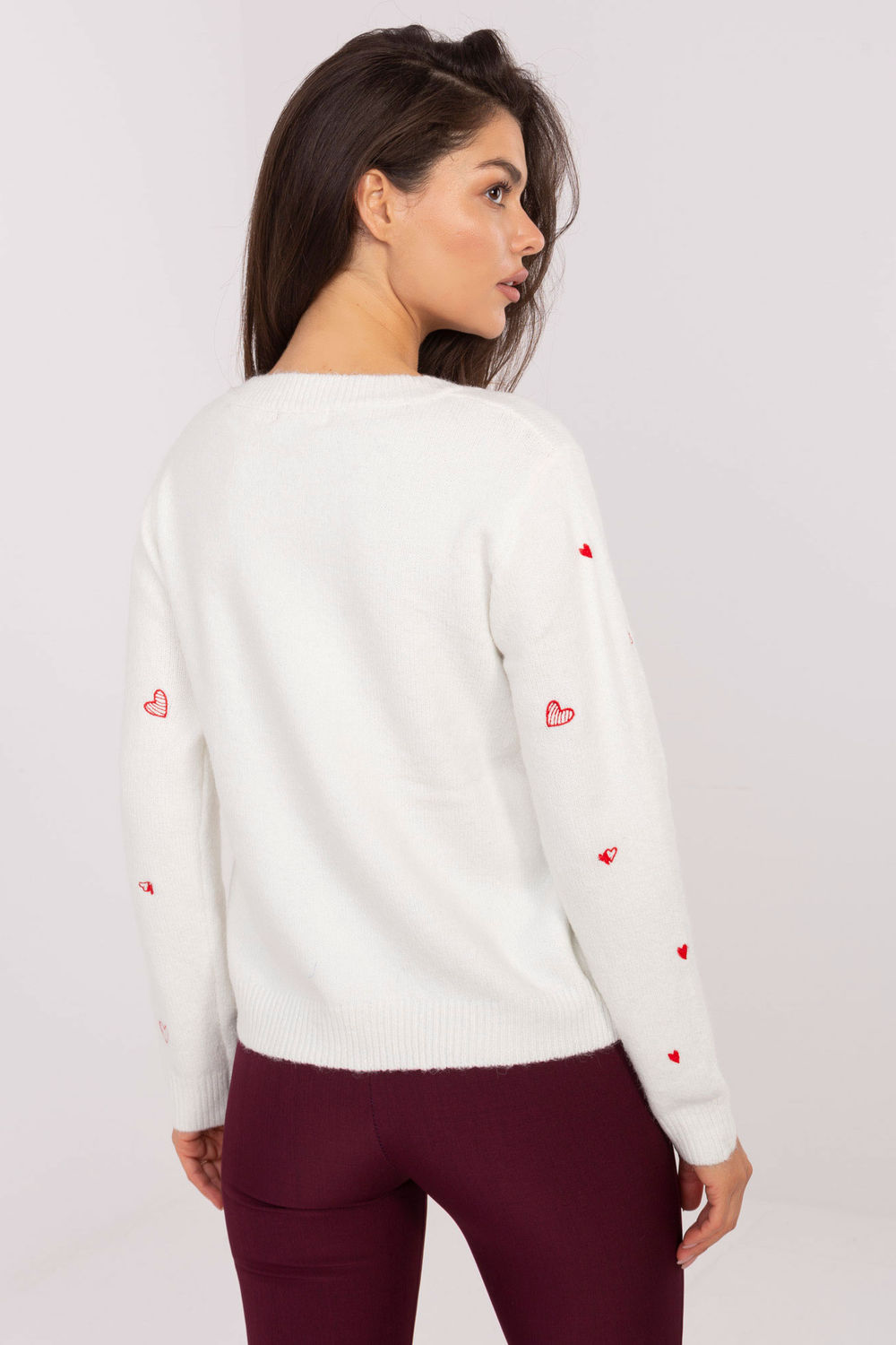 Sweter Damski Model PM-SW-F510.29 Ecru - Factory Price - obrazek 4