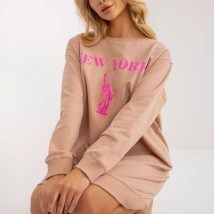 Bluza Damska Model VI-BL-3212.15X Beige/Pink – Factory Price