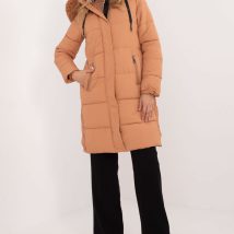 Kurtka Damska Model SK-KR-HH-2406.21P Camel – Factory Price