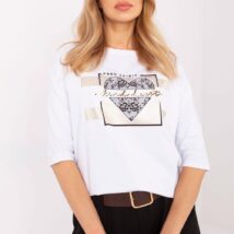 Bluzka Model CLM-BZ-0012.94 White – Factory Price