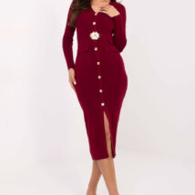 Sukienka Model PM-SK-DF61032.80 Bordo – Factory Price