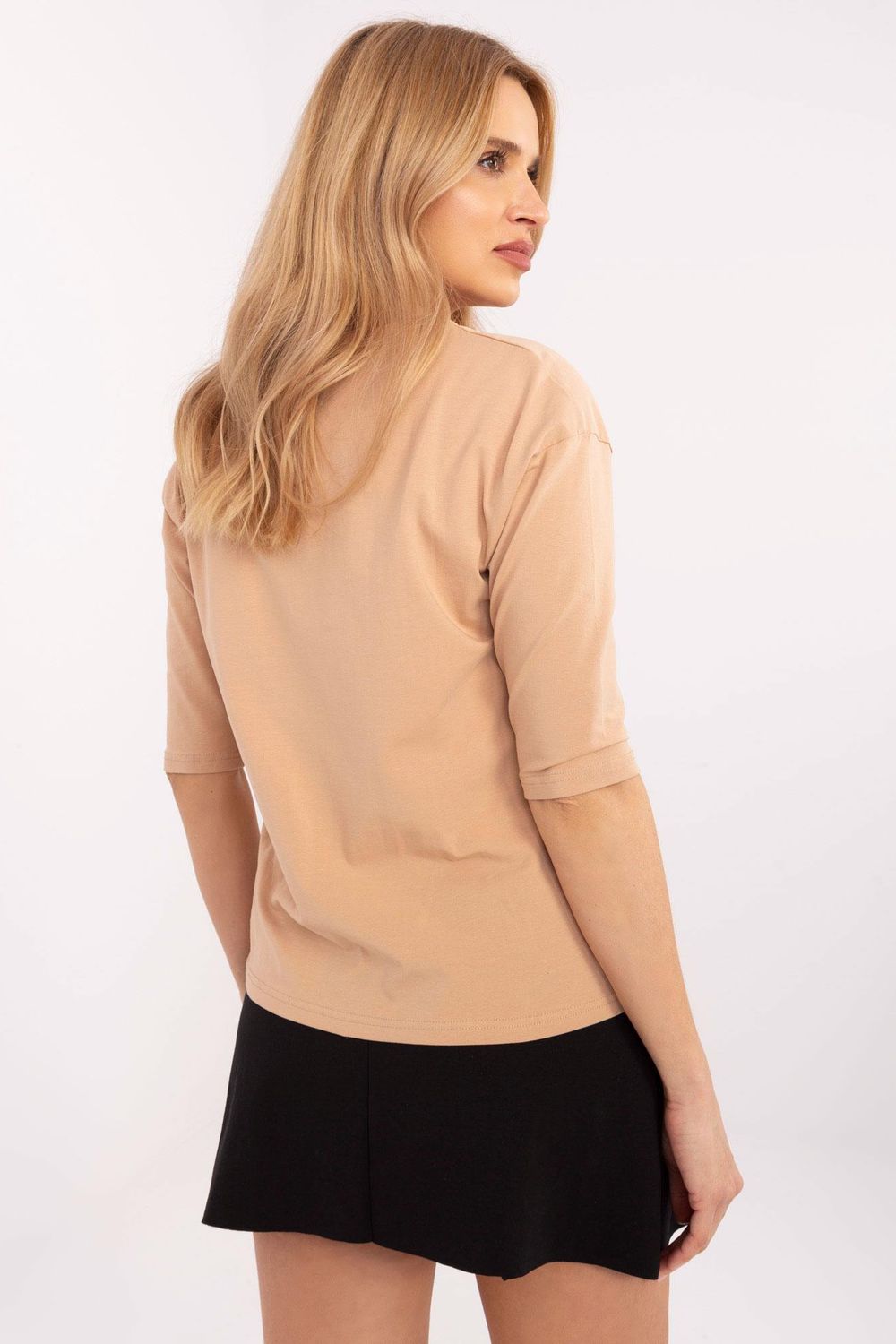Bluzka Model CLM-BZ-0012.94 Camel - Factory Price - obrazek 4