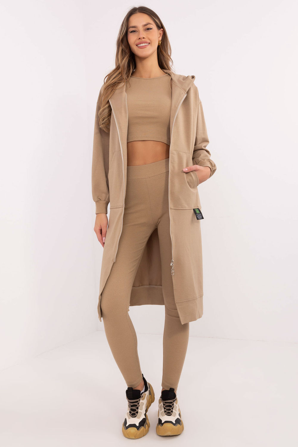 Spodnie Komplet Model EM-KMPL-851.86P Dark Beige - Factory Price