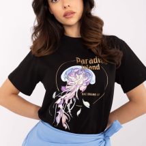 Tshirt Damski Model CLM-BZ-0020.75 Black – Factory Price