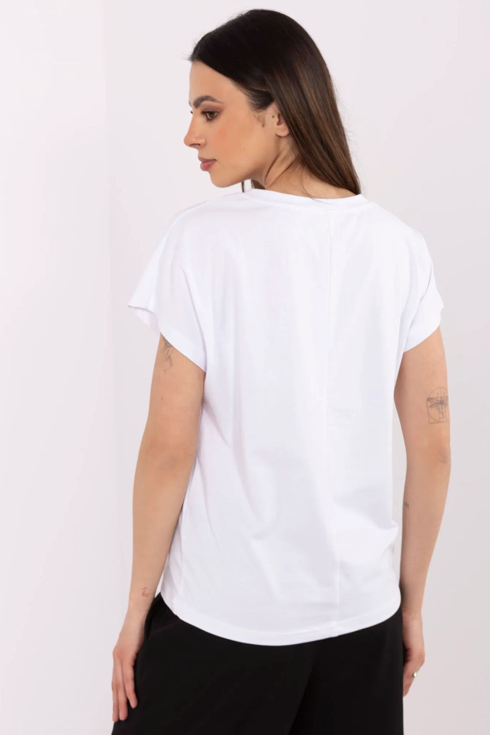 Tshirt Damski Model CLM-TS-1727.90 White - Factory Price - obrazek 4