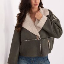 Kurtka Damska Model IT-KR-95701.96 Khaki – Factory Price