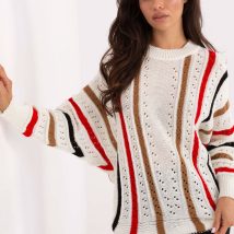 Sweter Damski Model IT-SW-93115.13 Ecru – Factory Price