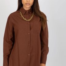 Koszula Damska Model TO-KS-7183.81P Brown – Factory Price