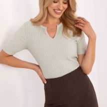 Sweter Damski Model PM-SW-PM-5053.39 Pistacja – Factory Price