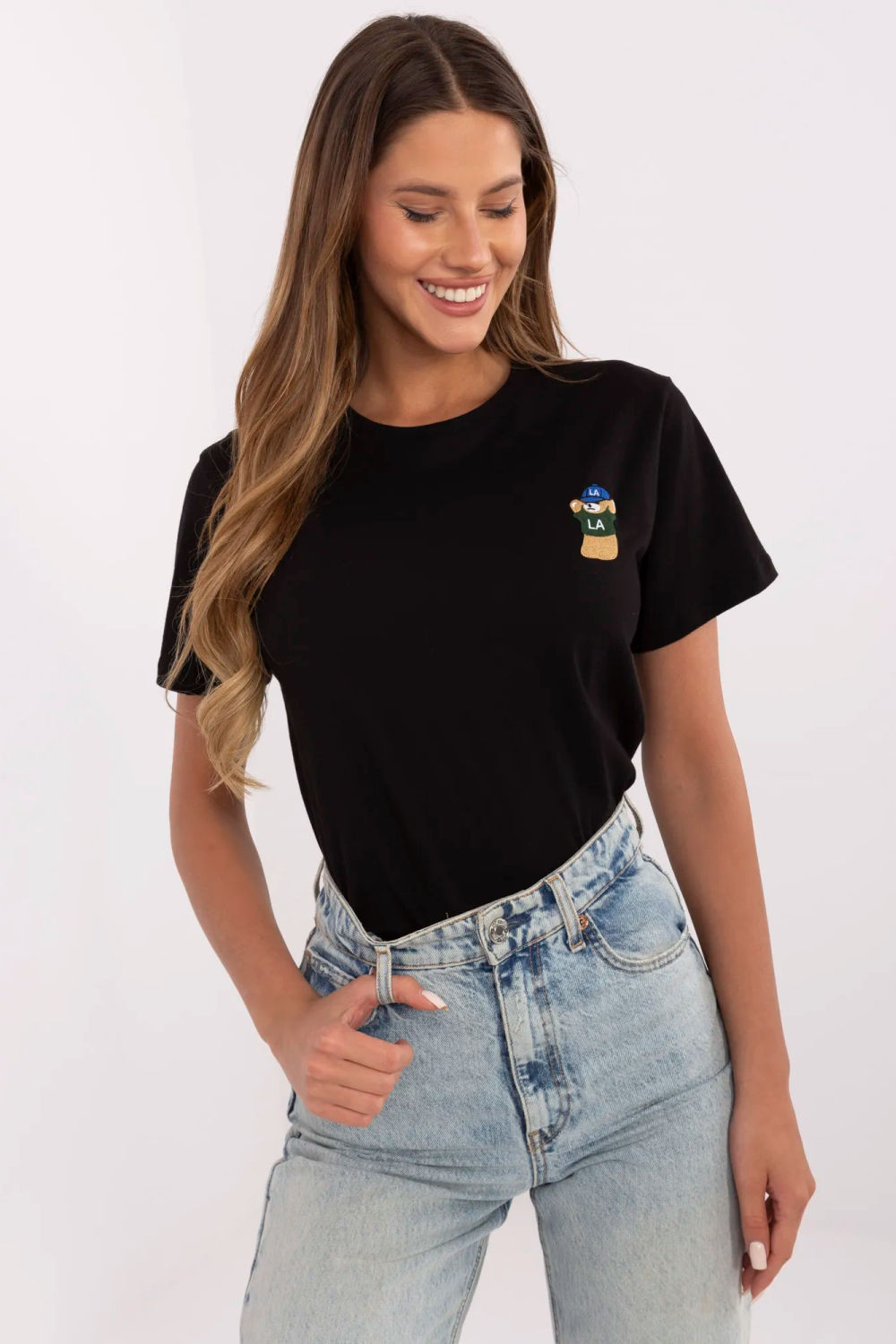 Tshirt Damski Model CLM-TS-1663.96 Black - Factory Price