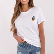 Tshirt Damski Model CLM-TS-1663.96 White – Factory Price