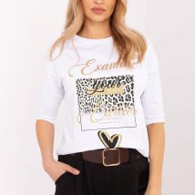 Bluzka Model CLM-BZ-0014.42 White – Factory Price