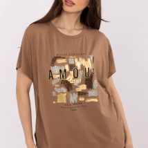 Bluzka Model CLM-BZ-1701.81 Light Brown – Factory Price