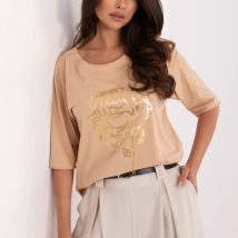 Bluzka Model CLM-BZ-1700.88 Camel – Factory Price